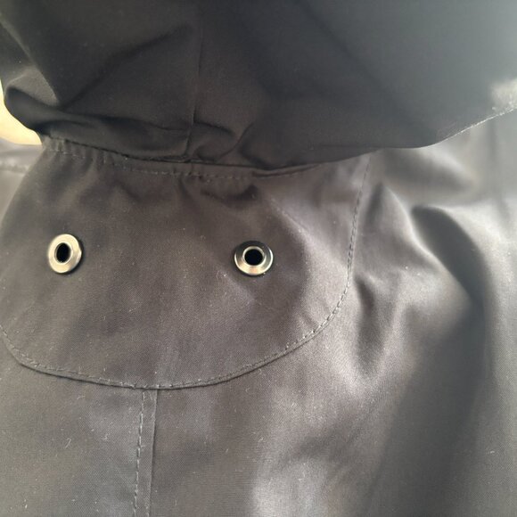 $375 Polo Ralph Lauren Black Insulated Windbreaker Jacket Stowable Hood - Large - Picture 11 of 11